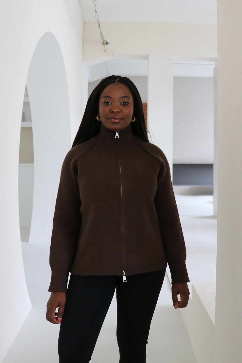 Frame Cardigan | Oversized Sculptural Knit